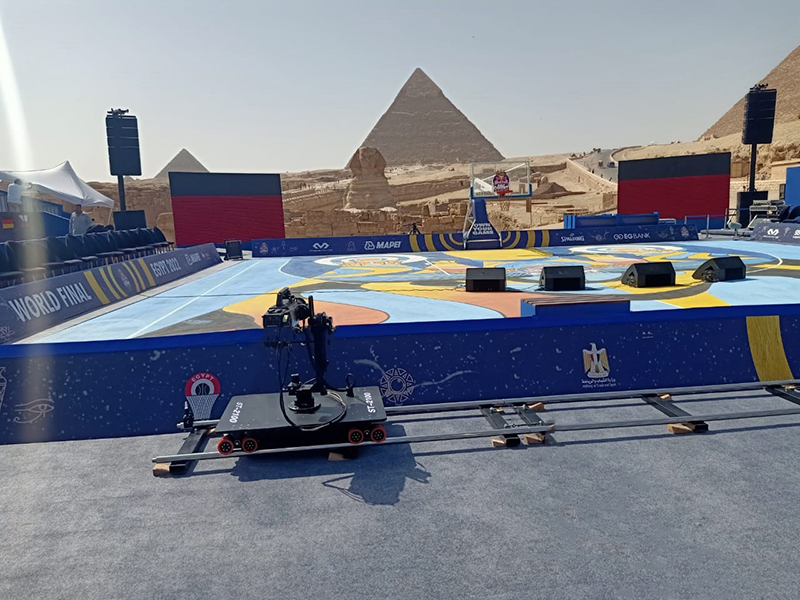 多功能电控轨道摄像车ST-2000在埃及Egypt