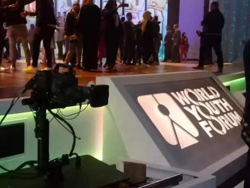 多功能电控轨道摄像车ST-2000 用于世界青年论坛（World Youth Forum）